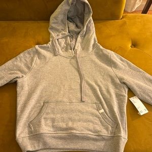 BDG Miley Cropped Hoodie Sweatshirt Grey M